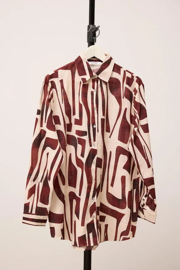 PATTERNED OVERSIZE SHIRT