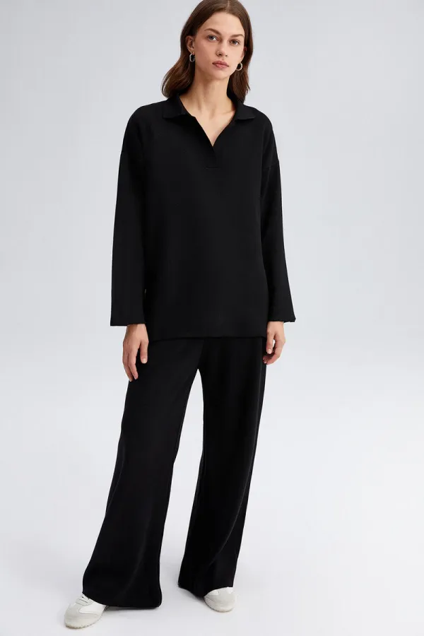 POLO COLLAR KNITTED SET