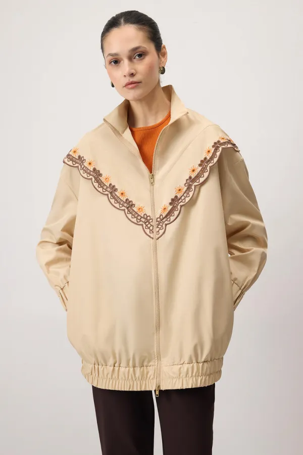 EMBROIDERED RAINCOAT EMBROIDERED RAINCOAT