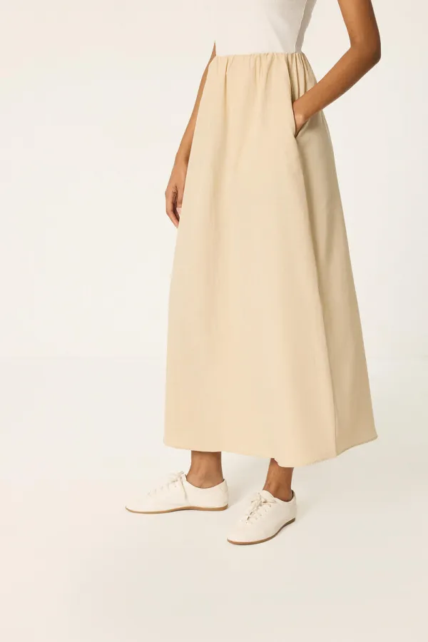 ELASTIC WAIST SKIRT ELASTIC WAIST SKIRT