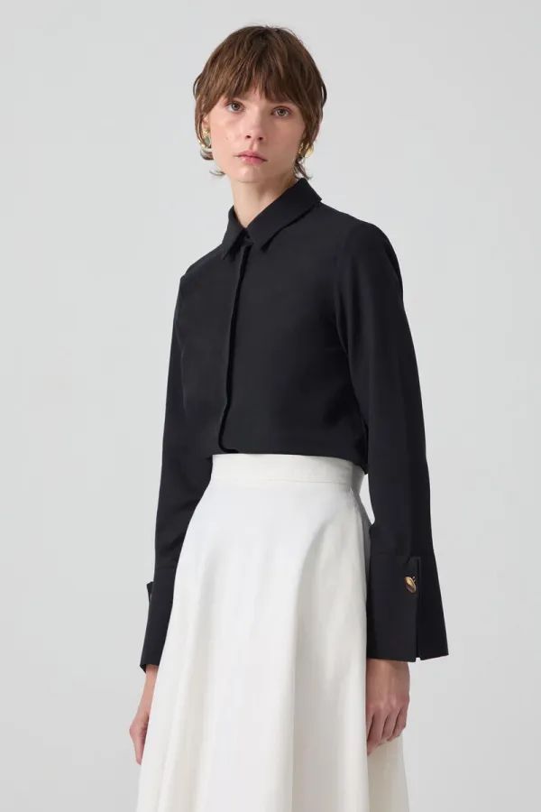 GENİŞ MANŞETLİ GÖMLEK BODY