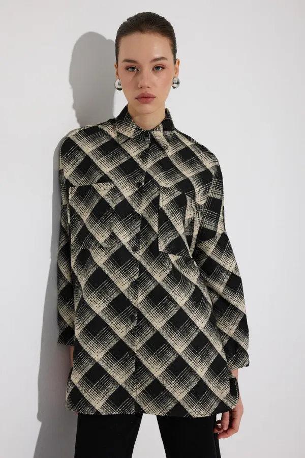 CHEMISE JACQUARD À PAILLETTES