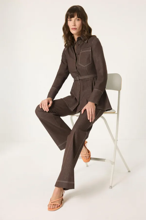 KEMERLİ DENİM TAKIM