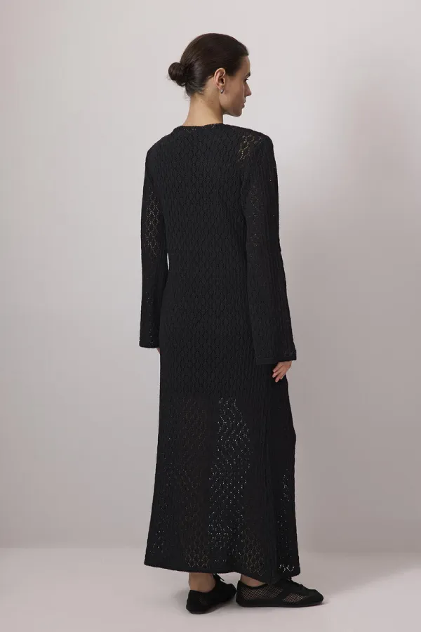 PAMUKLU BRODE ELBİSE