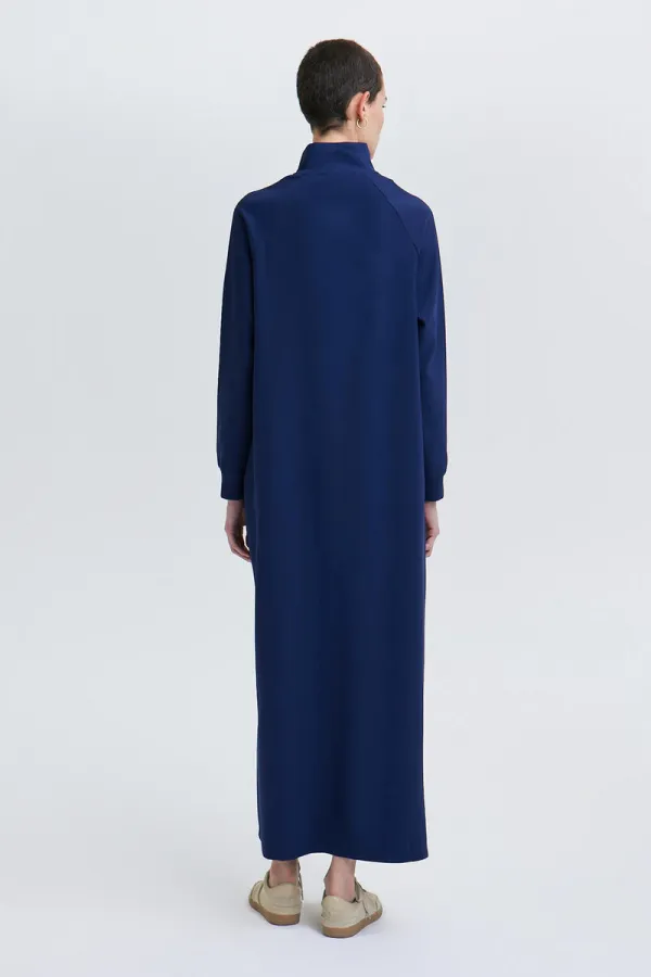 STAND-NECK CREPE DRESS STAND-NECK CREPE DRESS