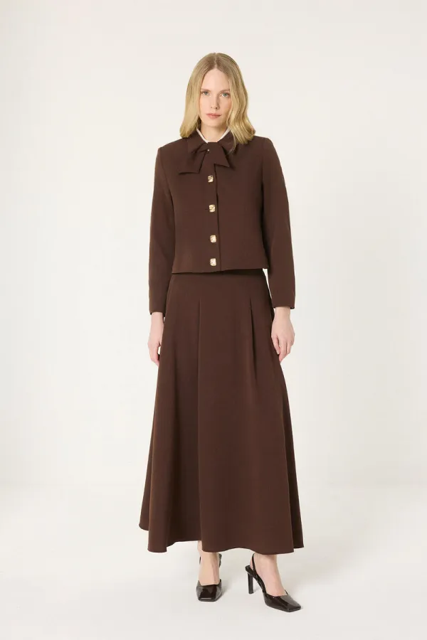 Skirt and Jacket 2-Piece Set