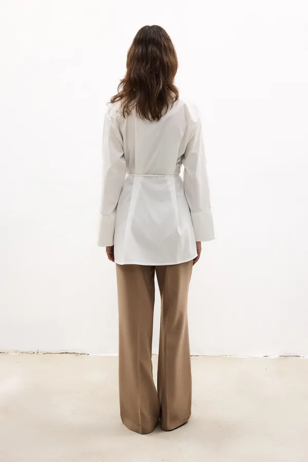 EMBROIDERED APPLIQUE TUNIC