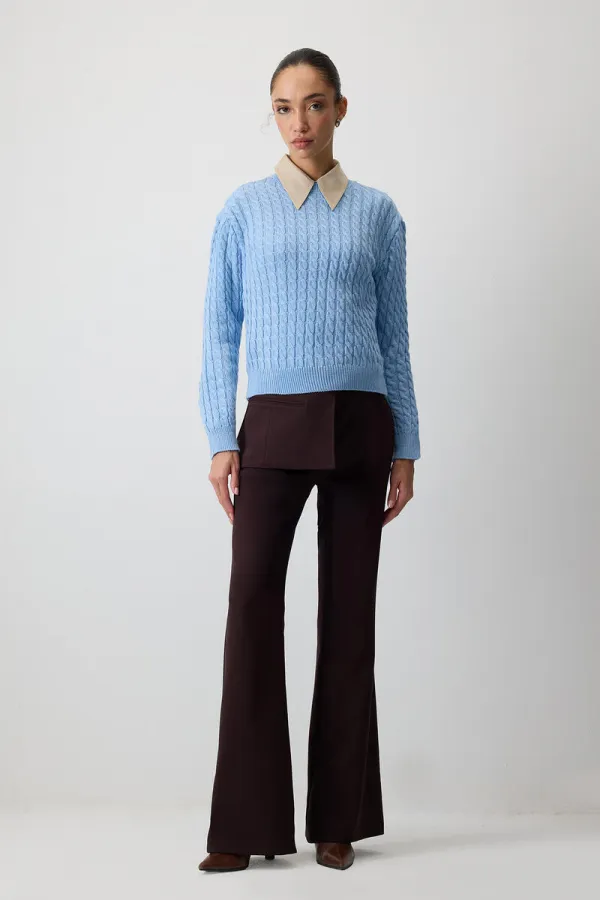 SAÇ ÖRGÜ TRİKO KAZAK