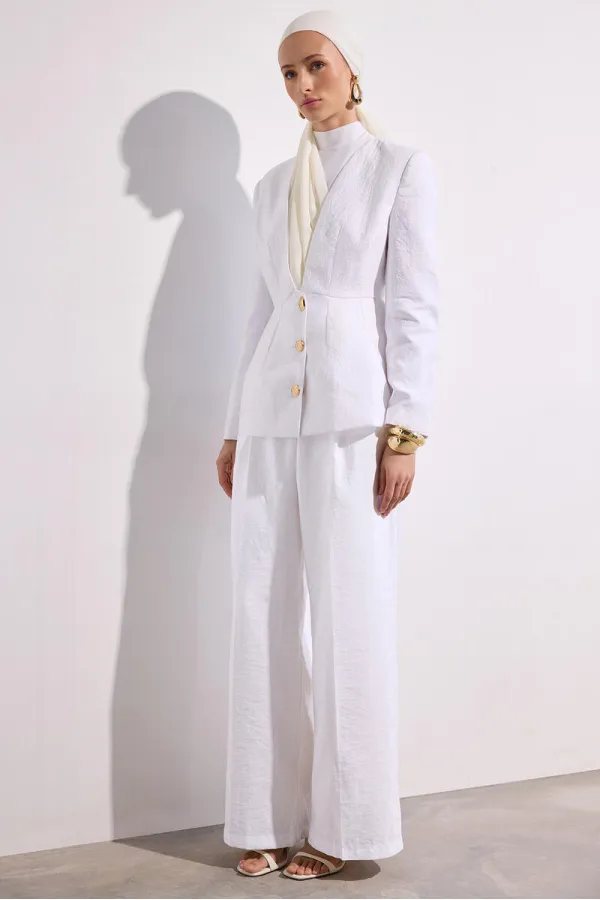 METAL DÜĞMELİ KUPRA CEKET