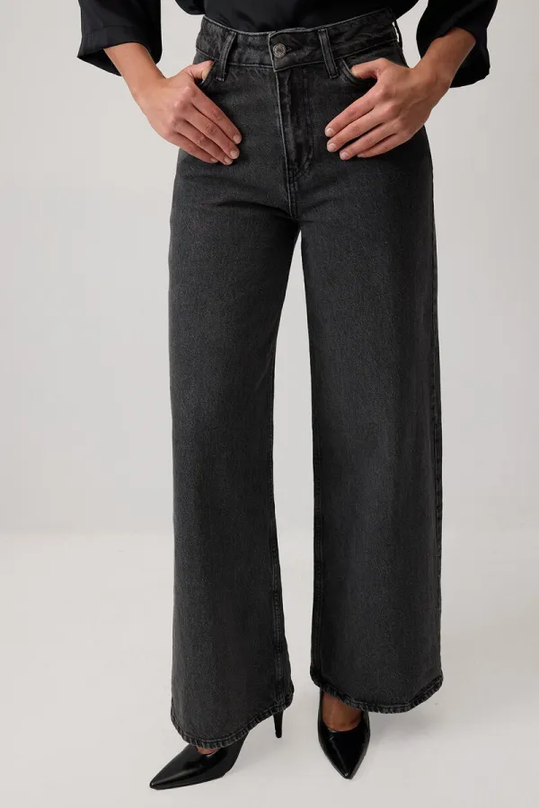 WIDE-LEG DENIM PANTS WIDE-LEG DENIM PANTS