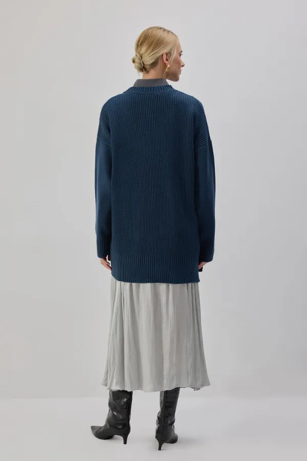 SIDE-TIE KNITTED TUNIC