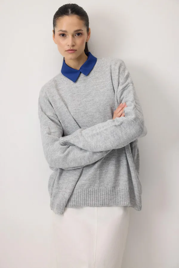 PULL OVERSize DE COULEUR UNI