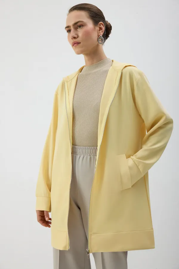 ZIPPED HOODED JACKET ZIPPED HOODED JACKET