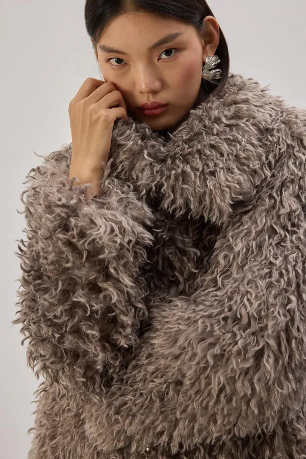 FAUX FUR COAT FAUX FUR COAT