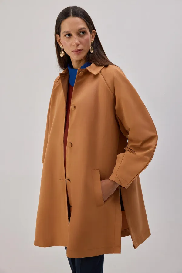 BELTED SHORT TRENCH COAT BELTED SHORT TRENCH COAT