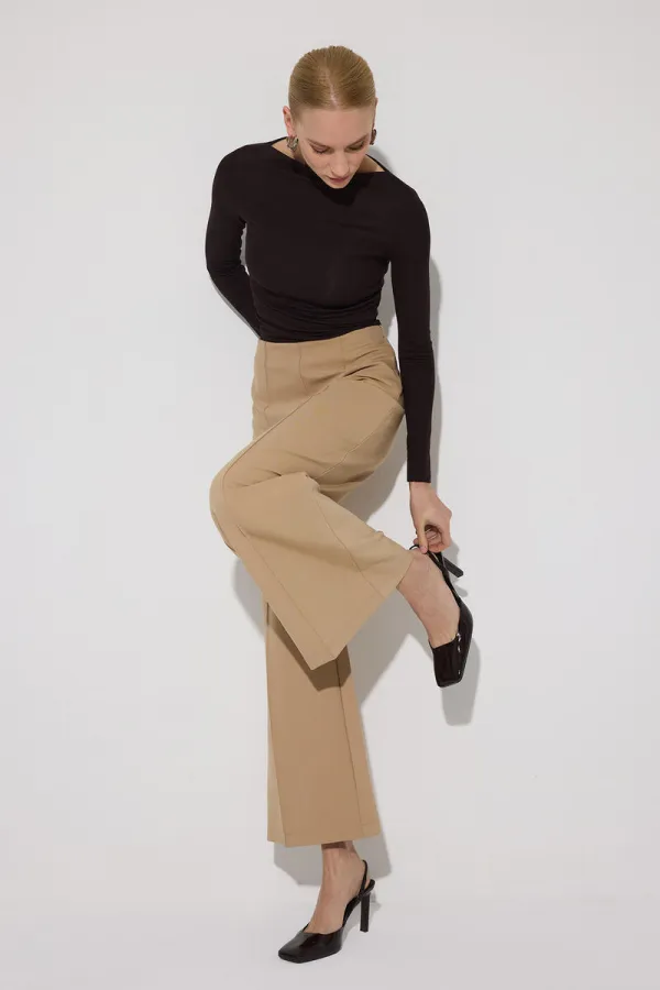 NERVÜRLÜ PALAZZO PANTOLON