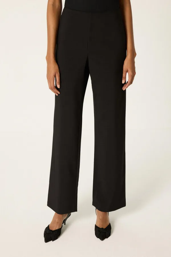 STRAIGHT FIT CREPE PANTS STRAIGHT FIT CREPE PANTS