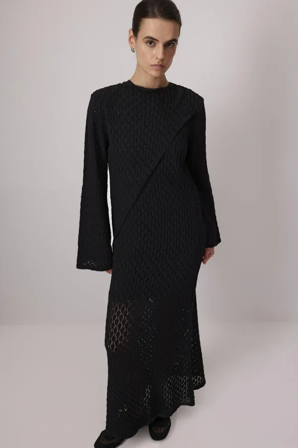 PAMUKLU BRODE ELBİSE