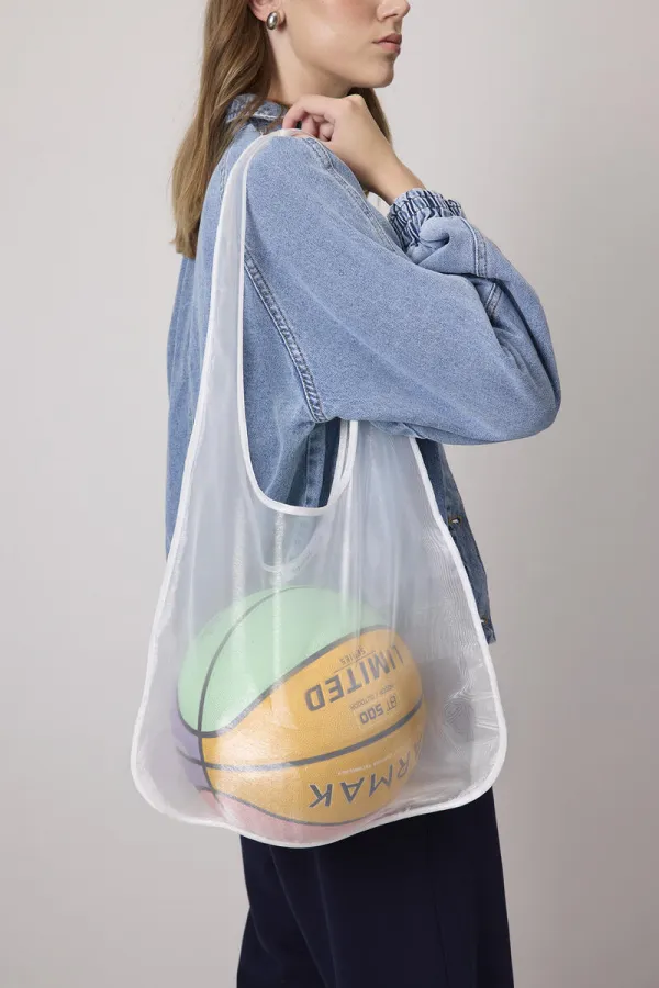 SAC EN ORGANZA À BANDOULIÈRE ÉPAISSE