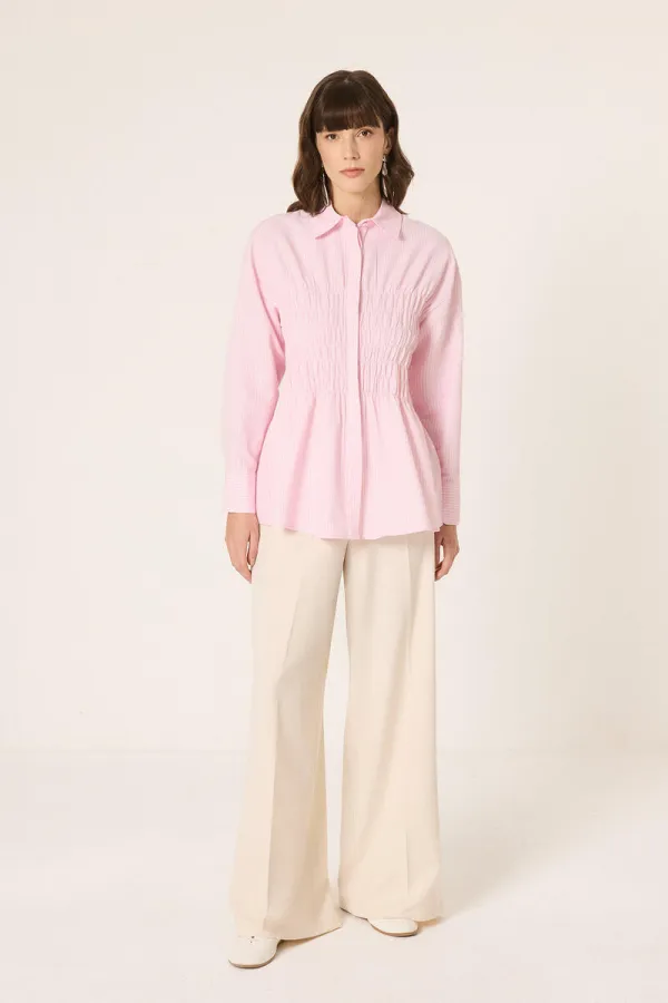 CHEMISE EN POPLIN À DÉTAILS GIPE