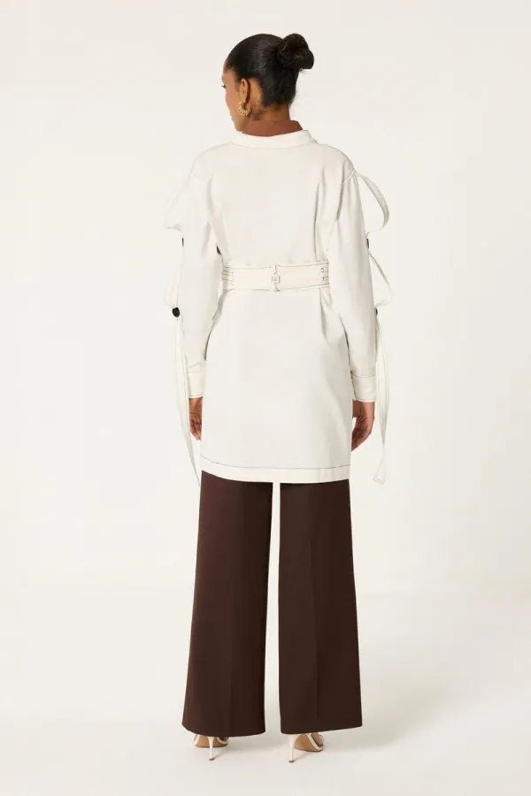 BELİ KEMERLİ CEKET