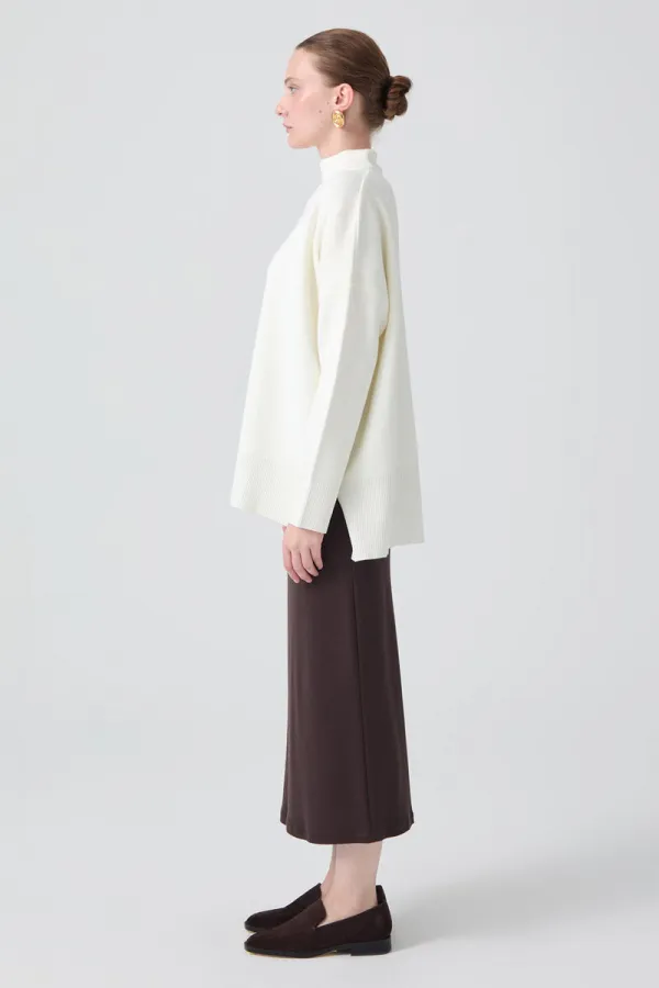 DİK YAKA BASIC TRİKO KAZAK