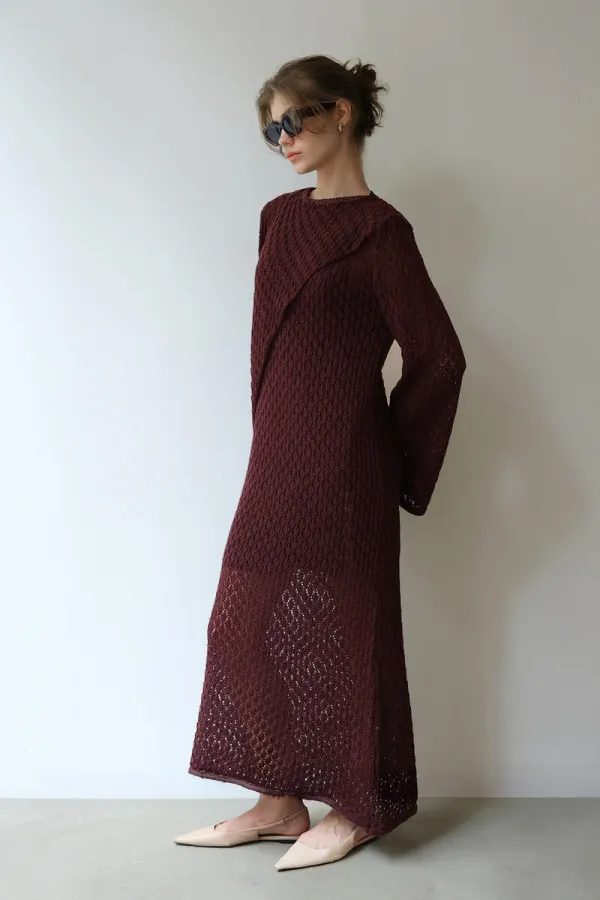 PAMUKLU BRODE ELBİSE