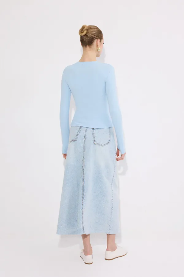 BODY À MANCHES LONGUES ET À MI-CHEVEUX