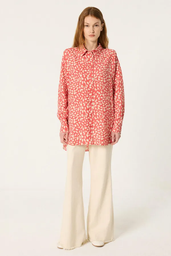 PATTERNED VISCOSE SHIRT PATTERNED VISCOSE SHIRT