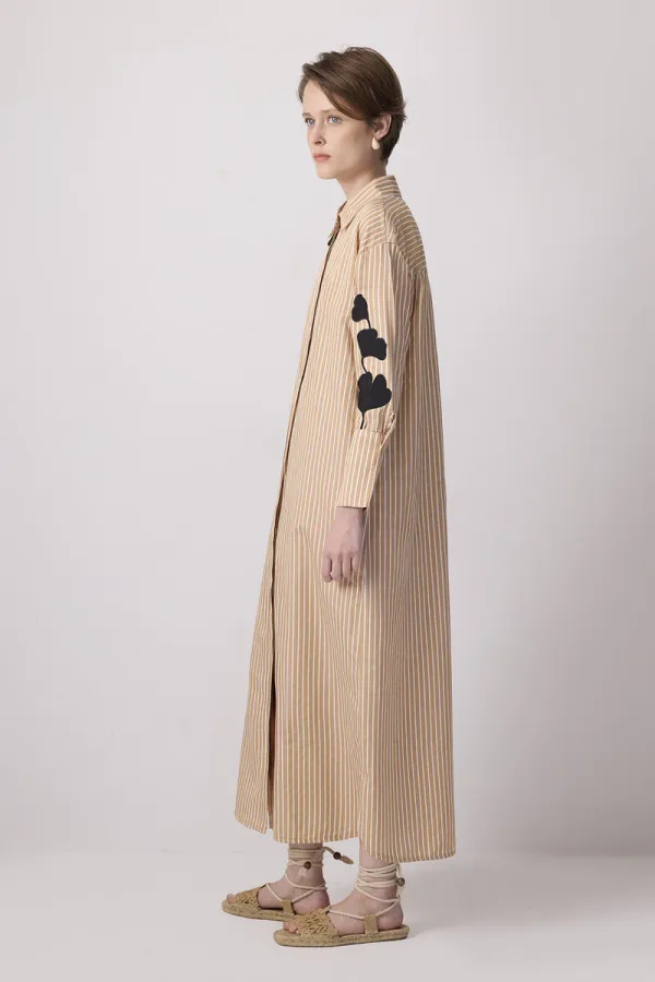 EMBROIDERED SHIRT DRESS EMBROIDERED SHIRT DRESS
