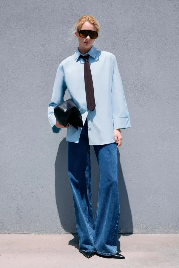 KIMONO SLEEVE SHIRT