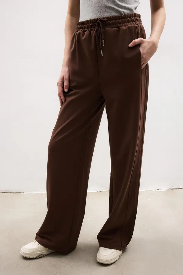 BELİ LASTİKLİ ÖRME PANTOLON