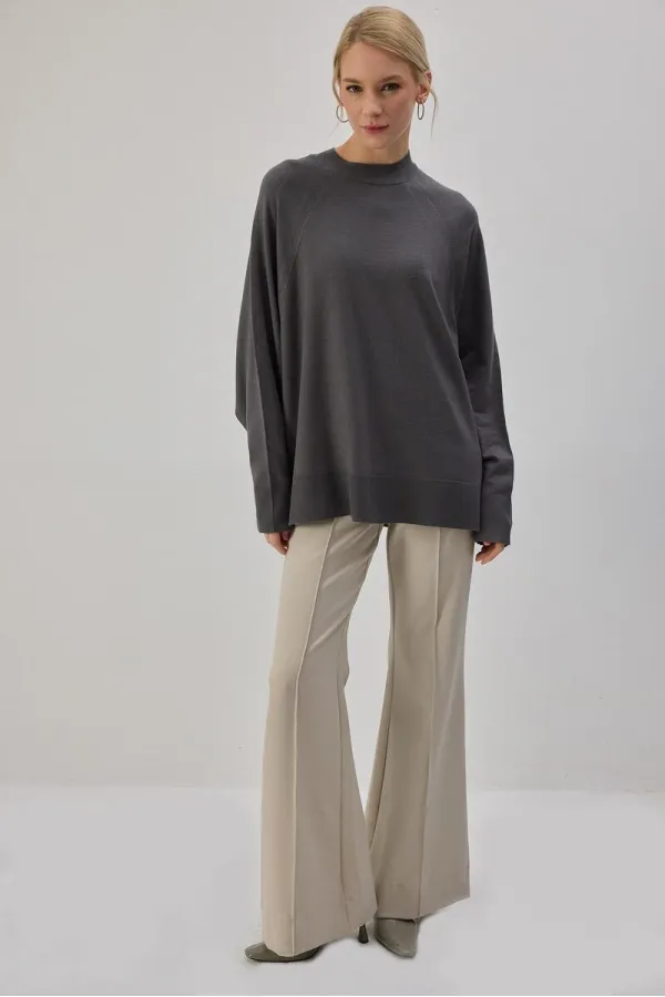 OVERSIZE BASIC KNITTED SWEATER