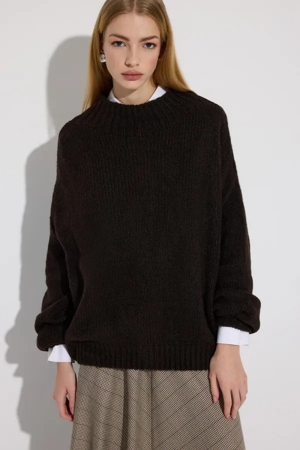 BALON KOL TRİKO KAZAK