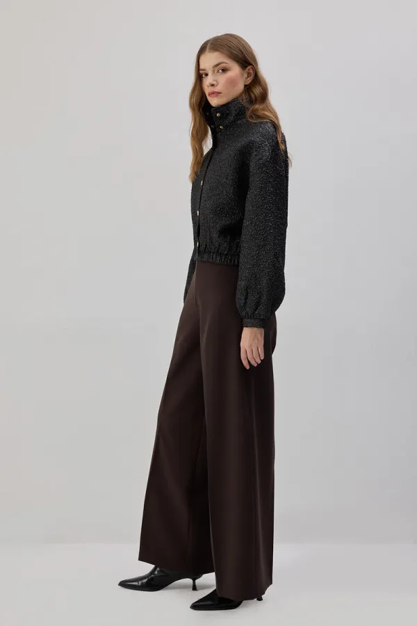 VESTE BOMBER JACQUARD