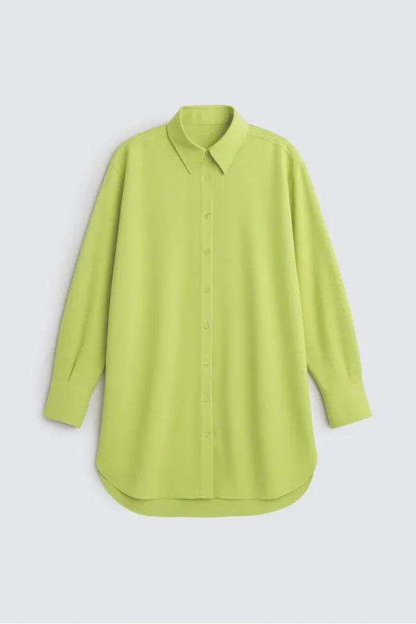 OVERSIZE CREPE SHIRT