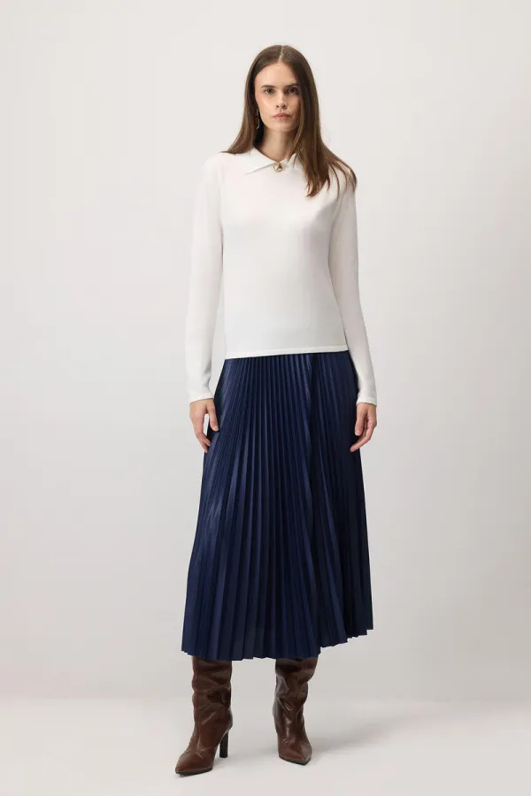 CHEMISE TRICOTÉE À BROCHE