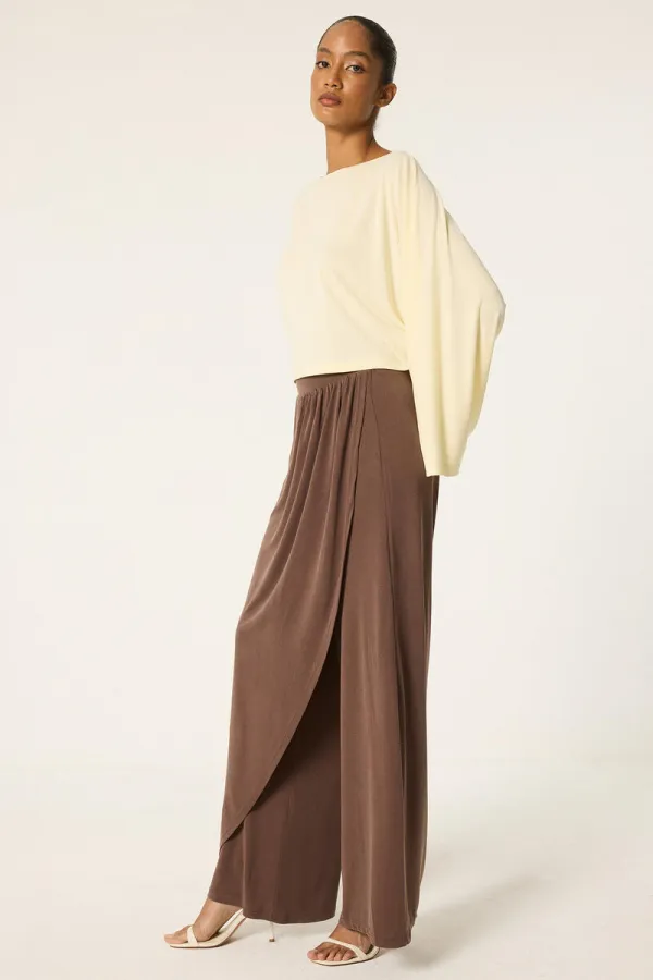 KNITTED SHALVAR PANTS SET