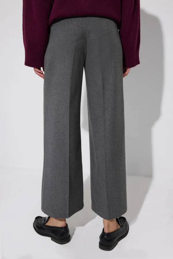 Modal blend flannel ribbed trousers Modal blend flannel ribbed trousers
