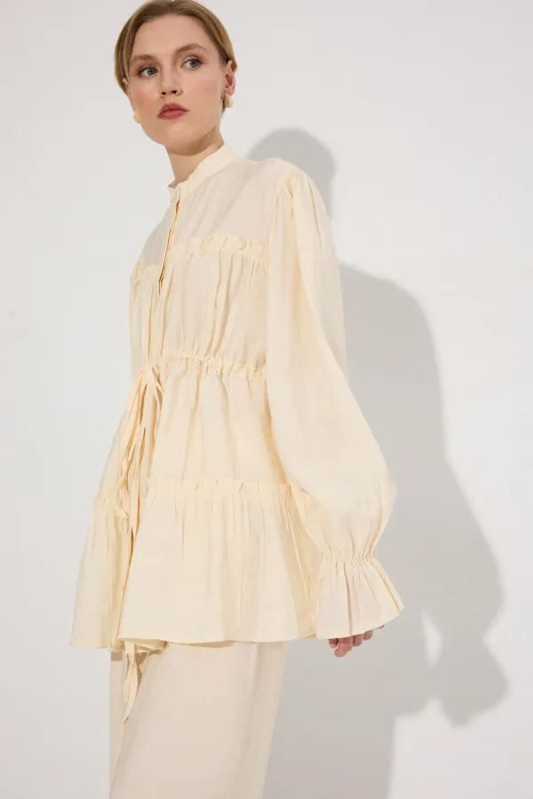 BÜZGÜLÜ GÖMLEK PANTOLON TAKIM