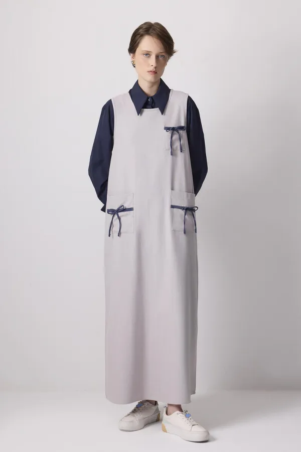 FİYONK DETAYLI KETEN JİLE