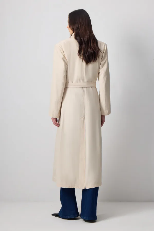 KEMERLİ OVERSIZE TRENÇKOT