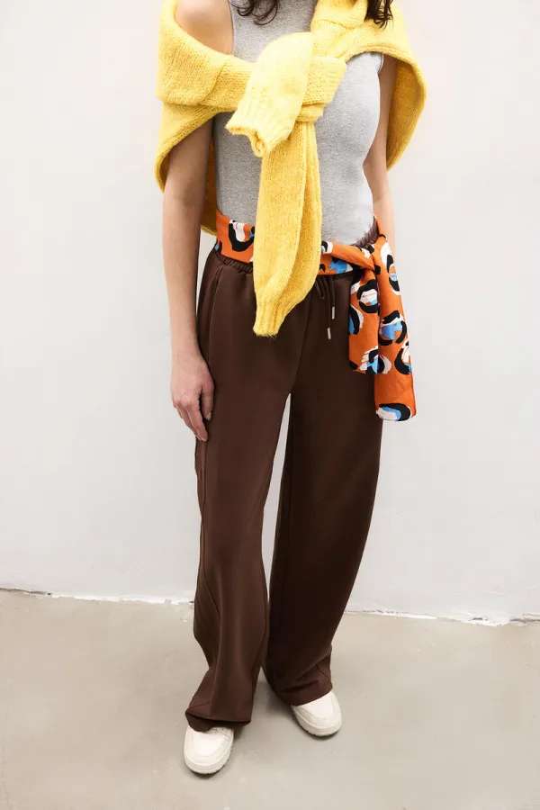 BELİ LASTİKLİ ÖRME PANTOLON