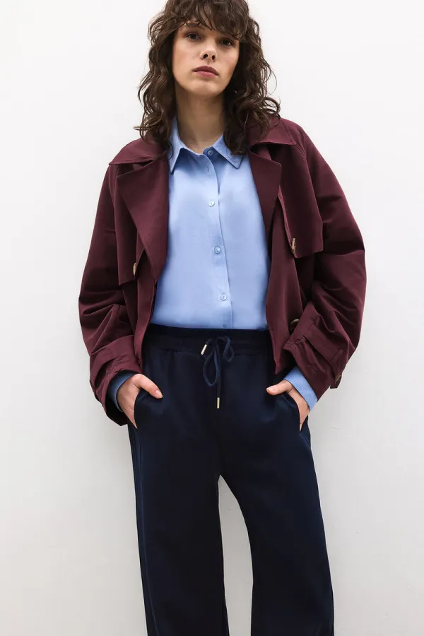 BELİ LASTİKLİ ÖRME PANTOLON