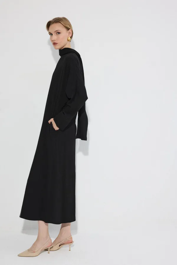 VISCOSE CRINKLE DRESS