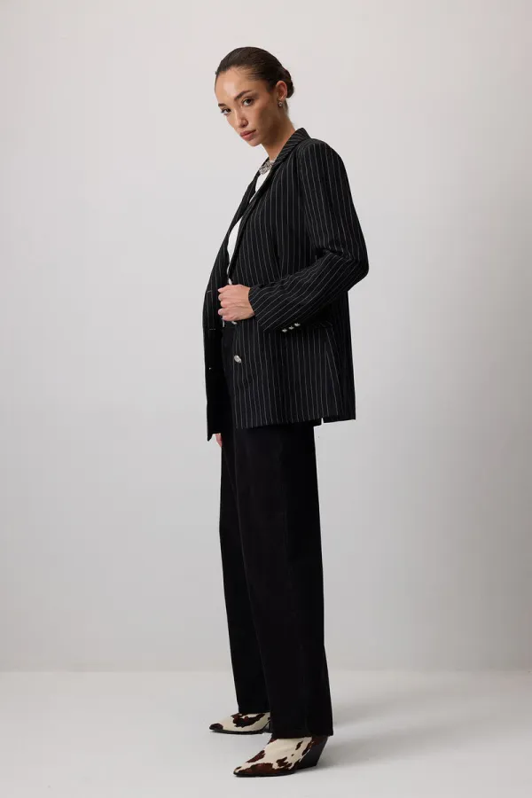 ÇİZGİLİ BLAZER CEKET