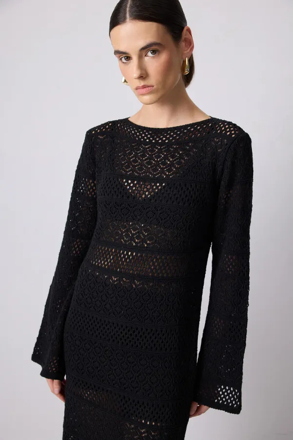 COTTON KNITTED DRESS COTTON KNITTED DRESS