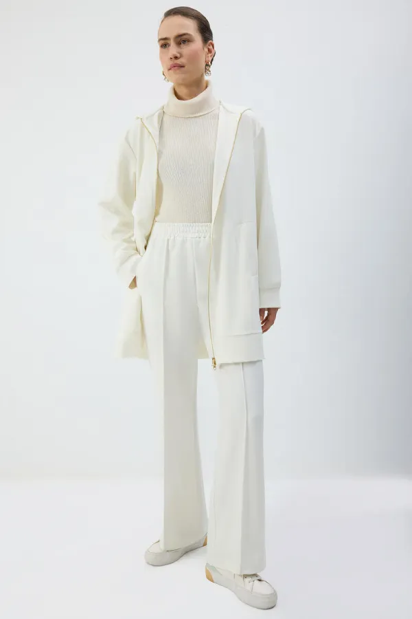 FERMUARLI KAPÜŞONLU CEKET