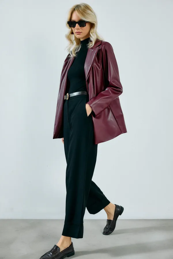 YÜKSEK BEL DUBLE PAÇA PANTOLON