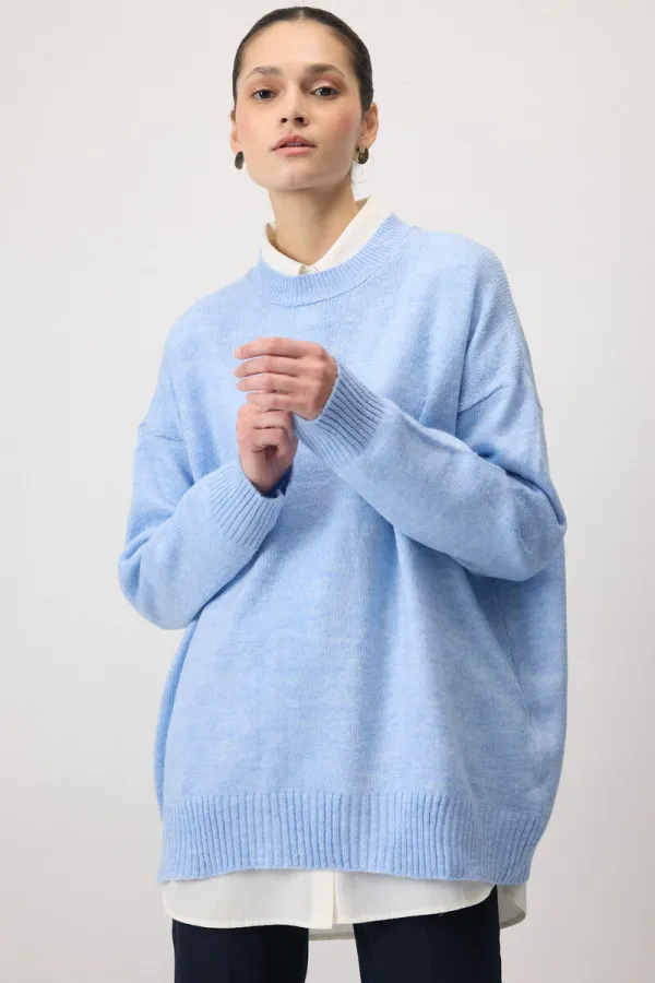 PULL OVERSize DE COULEUR UNI